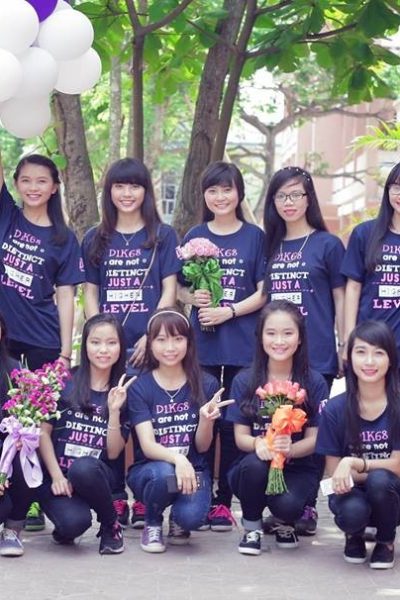 Đồng phục áo thun – Áo thun sự kiện quảng cáo cổ tròn màu tím tay ngắn 06