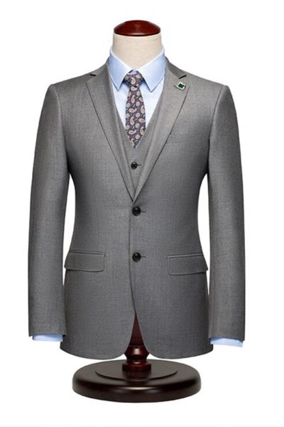 Đồng phục công sở – Áo vest nam màu xám 27