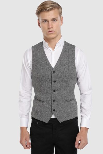 Đồng Phục Công Sở-Áo Gile Nam Màu Xám 63