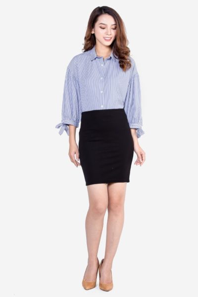 Đồng Phục Công Sở- Chân váy nữ màu đen 95
