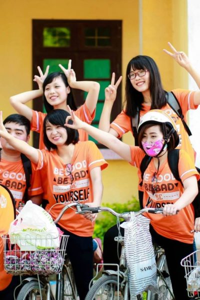 Đồng Phục Áo Thun-Áo Thun Nhóm Lớp Cổ Tròn Màu Cam 59