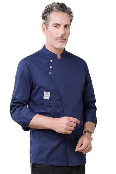 Đồng Phục Nhà Hàng Khách Sạn-Đồng Phục Bếp Màu Xanh 73