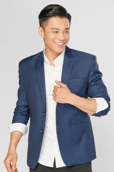 Đồng Phục Công Sở-Áo Vest Nam Màu Xanh 76