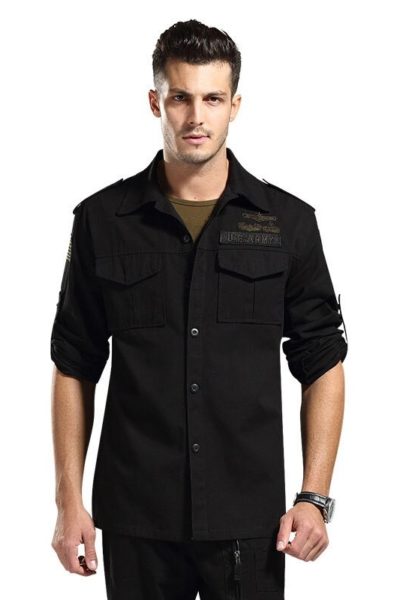 Đồng Phục Bảo Vệ Vệ Sĩ-Quần Áo Bảo Vệ Vệ Sĩ Màu Đen 99