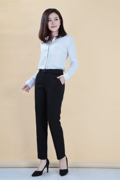 Đồng Phục Công Sở-Quần Âu Nữ Màu Đen 105