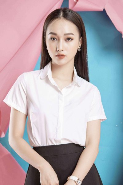 Đồng Phục Công Sở-Áo Sơ Mi Nữ Tay Ngắn 54