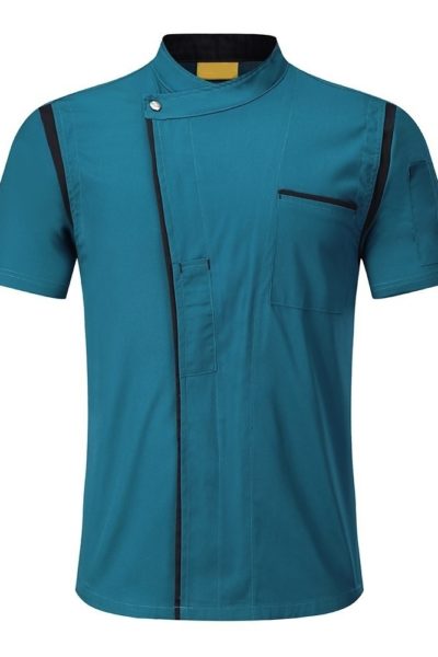 Đồng Phục Nhà Hàng Khách Sạn-Đồng Phục Bếp Màu Xanh Rêu 75