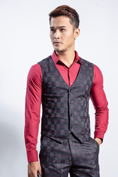 Đồng Phục Công Sở-Áo Gile Nam Màu Xám 60