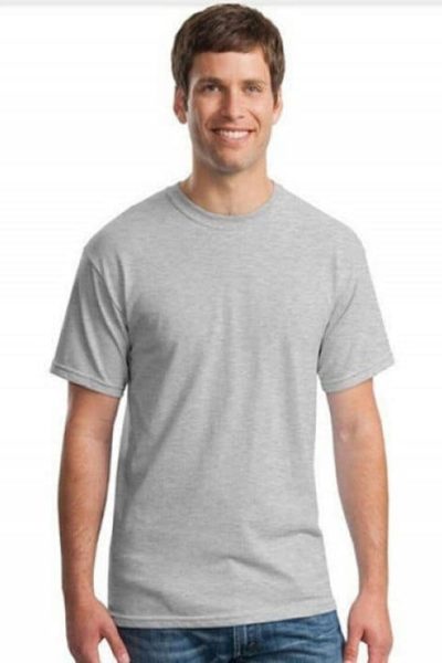 Đồng Phục Áo Thun-Áo Thun Cổ Tròn Màu Xám 80