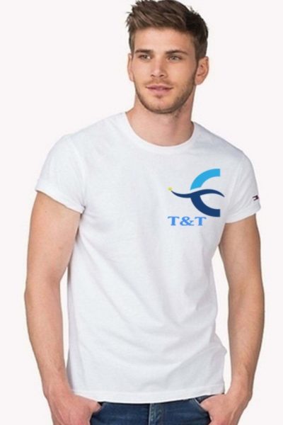 Đồng Phục Áo Thun-Áo Thun Cổ Tròn Màu Trắng 79