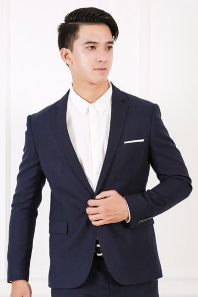 Đồng Phục Công Sở-Áo Vest Nam Màu Đen 73