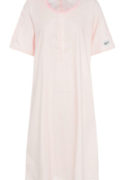 Đồng phục bệnh viện – Đồng phục bệnh nhân ngắn tay caro trắng vàng 22