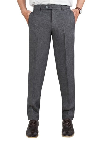 Đồng phục công sở – Quần âu nam màu xám đậm 48