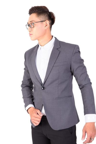 Đồng Phục Công Sở-Áo Vest Nam Màu Xám 120