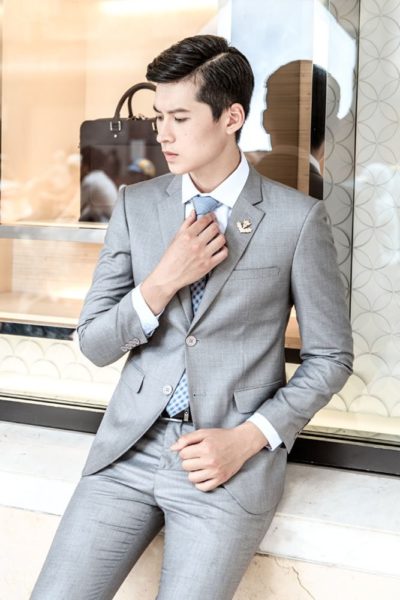 Đồng Phục Công Sở-Áo Vest Nam Màu Xám 99