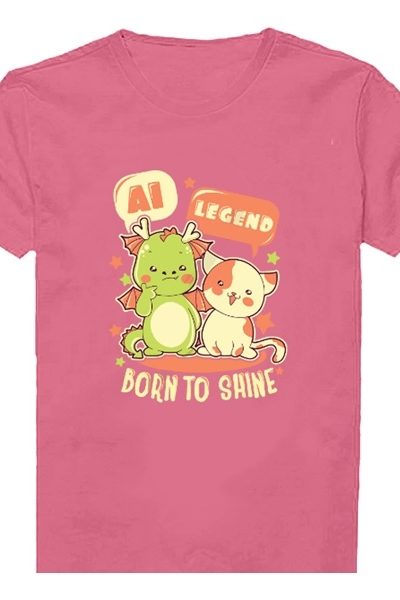 Đồng phục áo thun – Áo thun nhóm lớp cổ tròn màu hồng 88